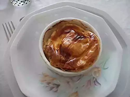 Ramequins feuilletés lotte et fruits de mer