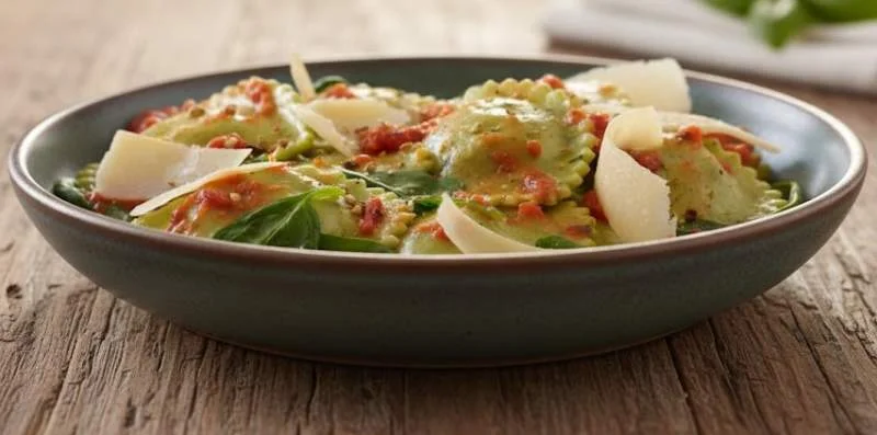 Raviolis épinard et ricotta