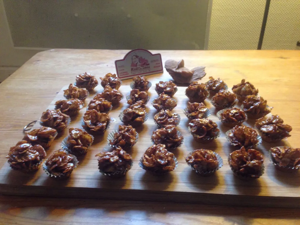 Recette de Roses des sables \sans beurre\ facile et rapide