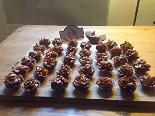 Recette de Roses des sables \sans beurre\ facile et rapide