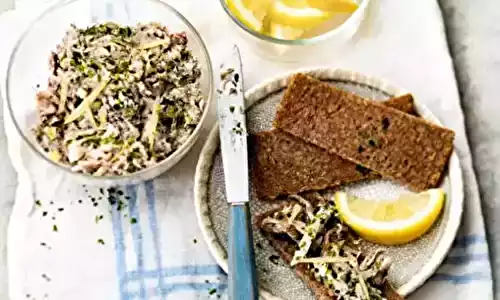 Rillettes de sardines aux algues et au citron