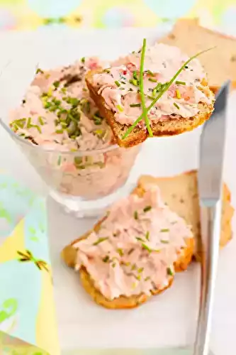 Rillettes faciles aux deux saumons
