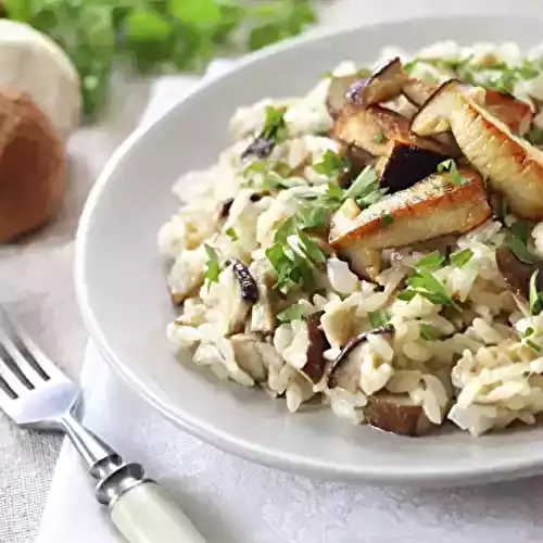 Risotto aux champignons au Monsieur Cuisine