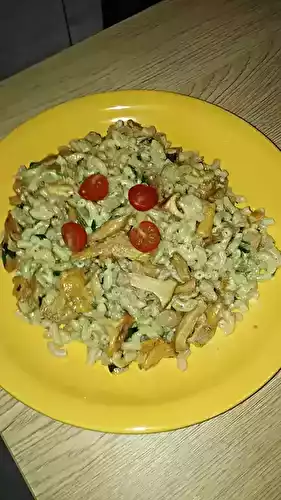 Risotto de coquillettes aux girolles et courgettes