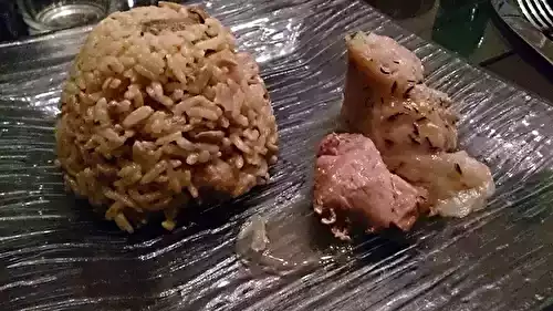 Risotto & Roulé à la dinde