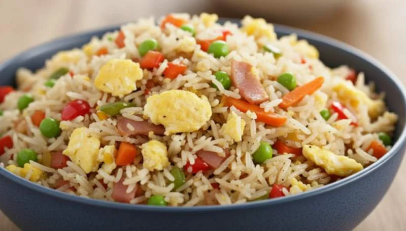 Riz cantonais à la sauce soja