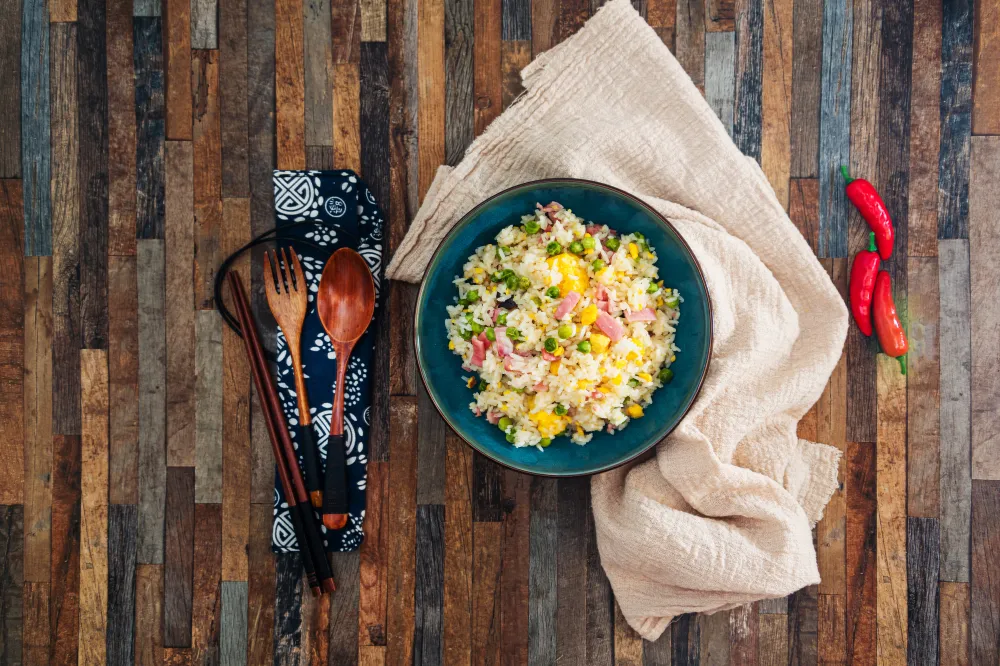 Riz cantonais au Companion