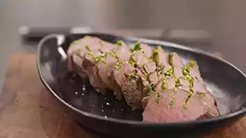 Rôti de boeuf à la moutarde par Laurent Mariotte