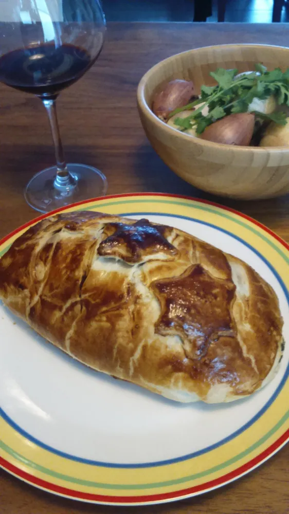 Rôti de bœuf en croûte échalotes et coriandre