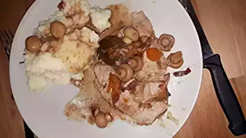 Rôti de porc aux fruits moelleux