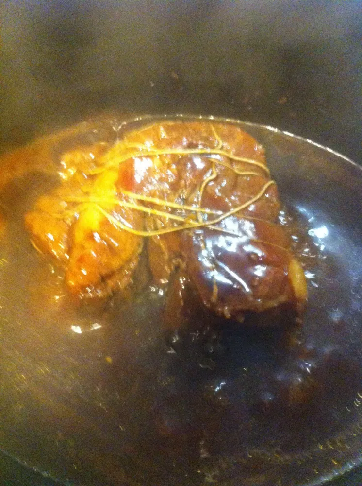 Rôti de porc laqué