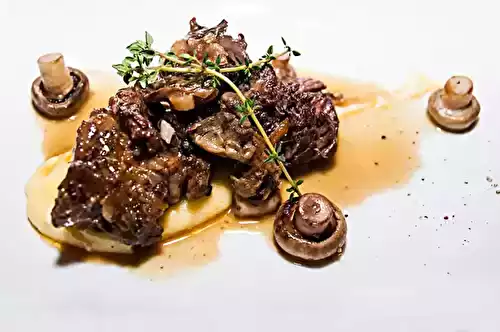 Rôti de veau en cocotte aux champignons au Thermomix