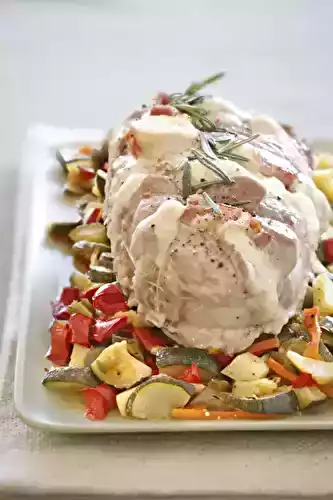 Rôti de veau farci à l'italienne