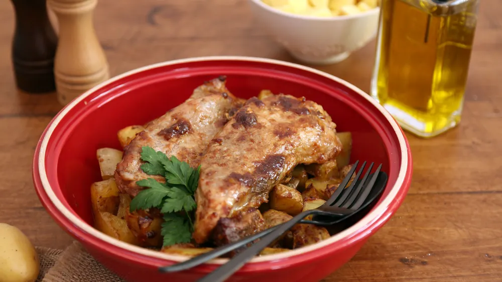 Rouelle de porc à l'ancienne