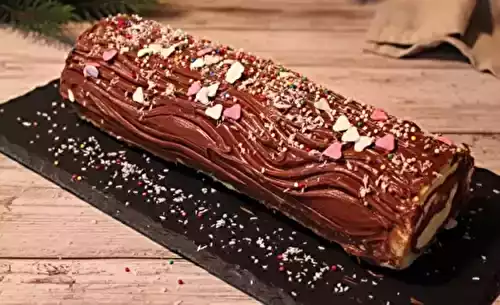 Roulé au Nutella ou bûche de Noël
