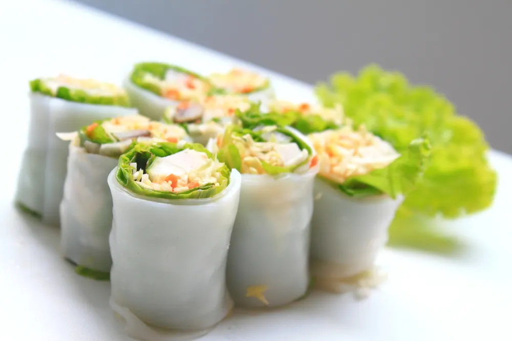 Rouleaux de printemps crus