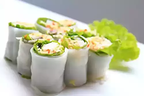 Rouleaux de printemps crus