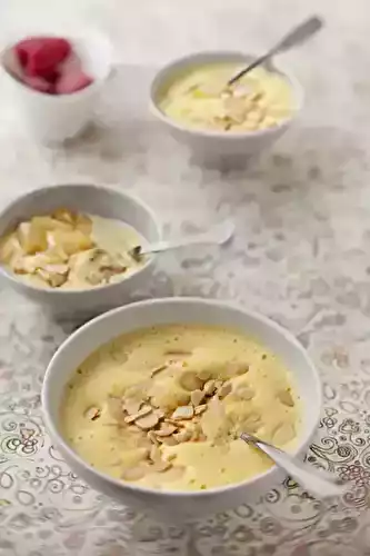 Sabayon de poire aux amandes