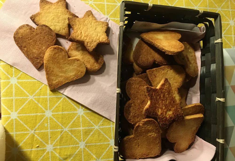 Sablés amandes et calvados