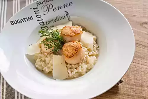 Saint-Jacques sautées à l'ail