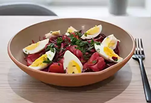 Salade betterave pommes de terre