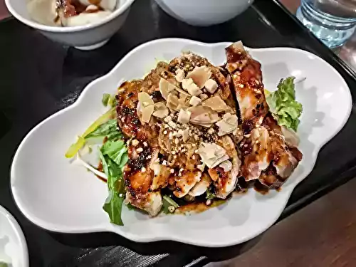 Salade chinoise au poulet à la citronnelle