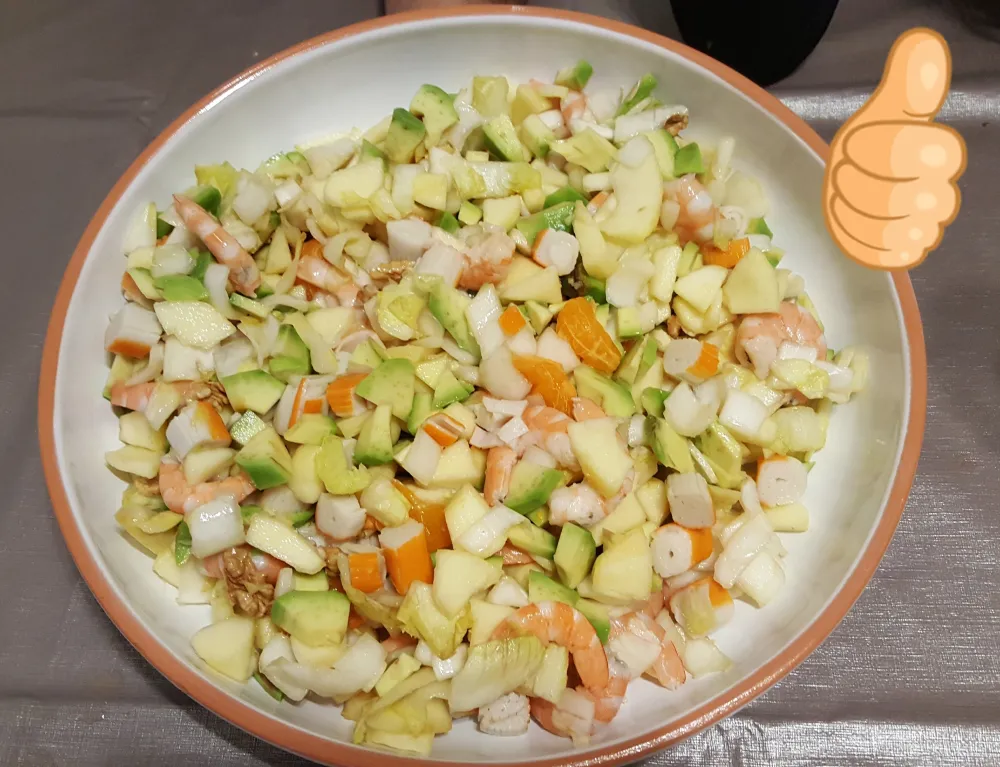 Salade composée d'hiver