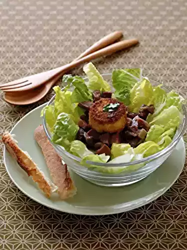 Salade de chèvres chauds