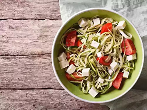 Salade de courgettes à la feta