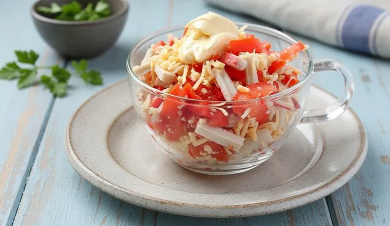 Salade de crabe