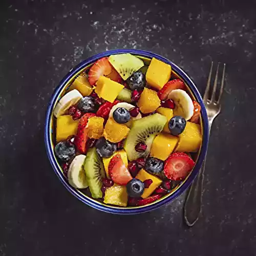 Salade de fruits frais et secs
