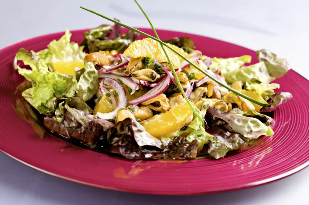 Salade de moules à l'orange