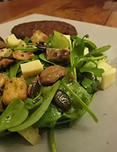 Salade de pourpier aux châtaignes
