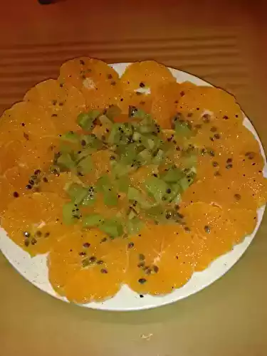 Salade exotique de clémentines