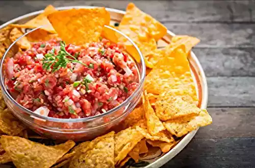 Salsa pour servir avec nachos