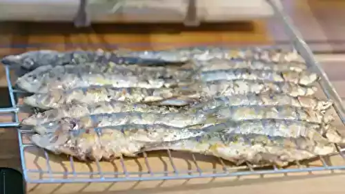 Sardines grillées, en noir et blanc par Laurent Mariotte