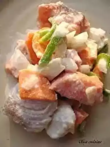 Sashimi de poisson à la tahitienne