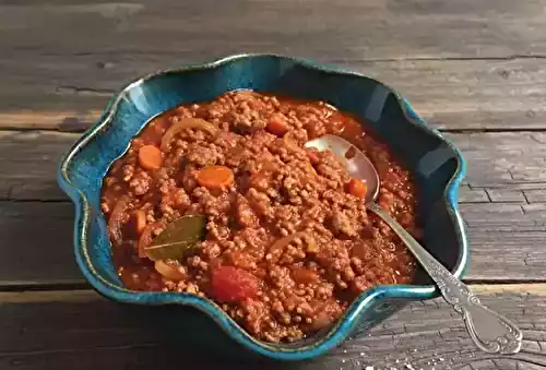Sauce bolognaise facile