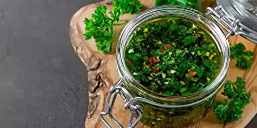 Sauce et marinade façon Chimichurri