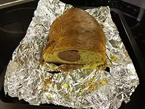 Saucisson en brioche pour machine à pain