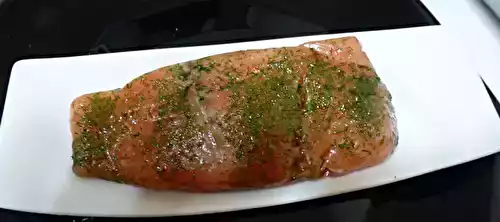 Saumon à la scandinave gravelax