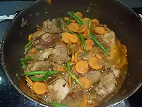 Sauté de dinde aux cèpes