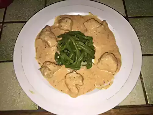 Sauté de porc à la crème pimentée