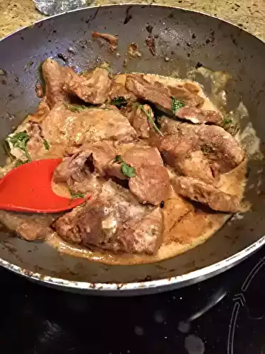 Sauté de porc à la sauce dhuître, riz au lait de coco