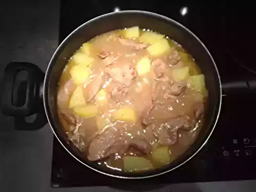 Sauté de porc au miel
