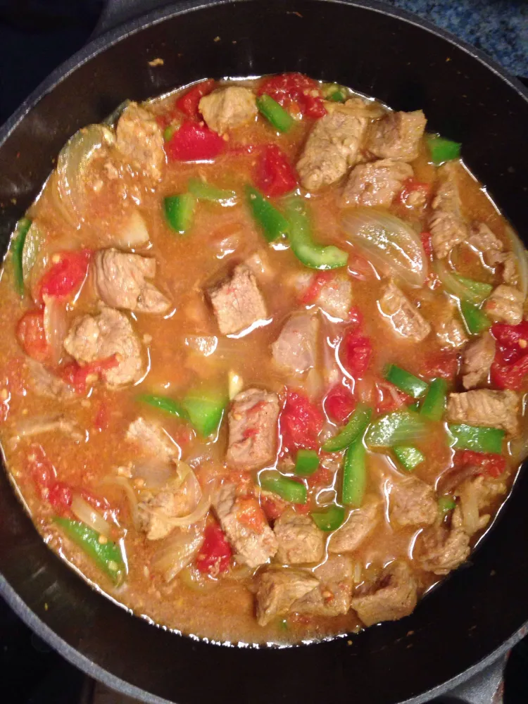 Sauté de veau aux épices