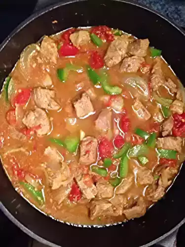 Sauté de veau aux épices