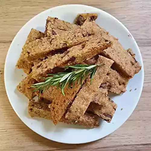 Shortbread Huile dOlive, Romarin & Chocolat