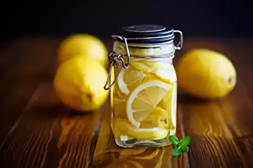 Sirop de citron ou orange