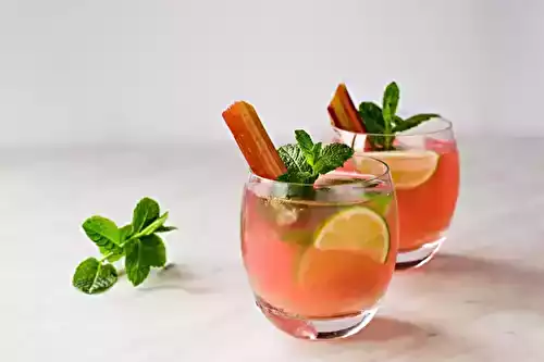 Sirop de rhubarbe